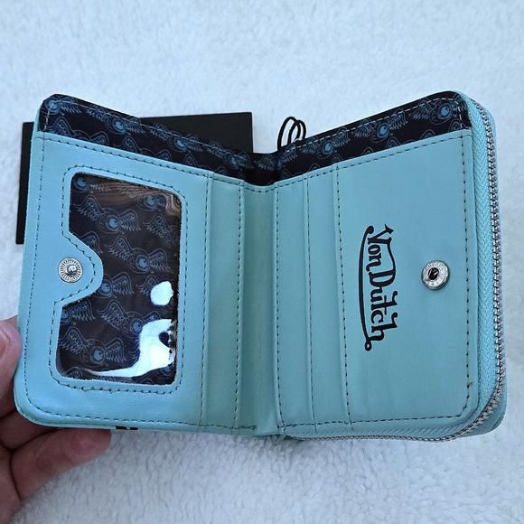 Von Dutch Turquoise🩵 Bifold✌️ Wallet - NWT - Picture 8 of 13
